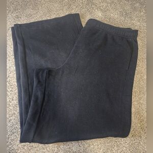 Aerie Cloud Black Wide Leg Sweatpants XL